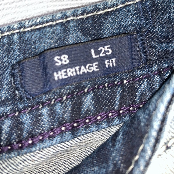 NEW Women’s Vigoss Cropped Medium Denim Jeans sz 8 - Picture 6 of 8